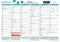 Kalenderseite mit Spalten